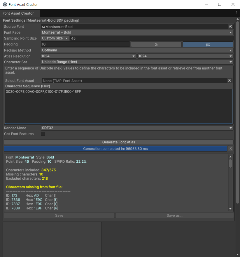 FontAssetCreator